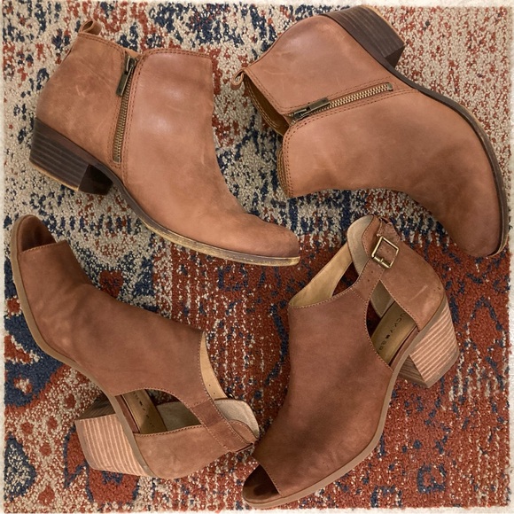 Lucky Brand Shoes - 2 pairs Lucky Brand leather ankle boots+sandals!